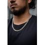 9MM Gold Cuban Chain for Men, Women with up to 22X More Real 14k White Gold Plating Than Other Fashion Jewelry Hip hop - Free Lifetime Replacement Guarantee