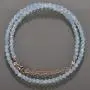 4mm Aquamarine bead necklace, Natural aquamarine faceted round beads, March birthstone Aquamarine Jewelry, Beach wedding necklace gift 4mm Aquamarine bead necklace, Natural aquamarine faceted round beads, March birthstone Aquamarine Jewelry, Beach wedding necklace gift