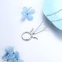 Besilver Zodiac Constellation Pendant Necklace Charm Women Men 925 Sterling Silver Horoscope Sign Astorlogy Necklace Celestial Symbols Jewelry Birthday Gifts for Wife Girlfriend Gift
