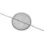925 Sterling Silver 1MM Box Chain Italian Necklace Lightweight Strong - Lobster Claw Clasp 16'' - 36''