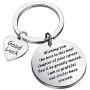 WSNANG New Job Gift Wishing You The Best in This Next Chapter of Your Career Keychain Good Luck Colleagues Goodbye Gift Coworker Leaving Jewelry New Beginnings Gift