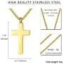 REVEMCN Cross Urn Necklace for Ashes Stainless Steel Cross Pendant Necklace for Men Women 20-24 Inches Chain REVEMCN Cross Urn Necklace for Ashes Stainless Steel Cross Pendant Necklace for Men Women 20-24 Inches Chain