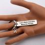 CENWA Mental Health Awareness Gift Invisible Illness Keychain Hope Ribbon Jewelry Lets Make Invisible Illnesses Visible Keychain