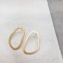 NIEVOS JEWELRY 925 Silver Plated Earring 24k Gold Plated Earring Classic Love Designer For Her Made By Women Gift Jewelry Handmade