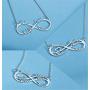 Getname Necklace Personalized Infinity Family Name Pendant with Any Names Eternal Infinity Name Necklace Brass