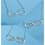 Getname Necklace Personalized Infinity Family Name Pendant with Any Names Eternal Infinity Name Necklace Brass