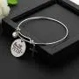 Augonfever Inspirational Gifts Expandable Wire Bangle Bracelet With Charms for Women Girls 2.5'' Augonfever Inspirational Gifts Expandable Wire Bangle Bracelet With Charms for Women Girls 2.5''