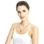 Reve Simple Stainless Steel Silver Tone Cross Pendant Chain Necklace for Men Women, 20-22 Inches Reve Simple Stainless Steel Silver Tone Cross Pendant Chain Necklace for Men Women, 20-22 Inches