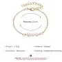 Set Multi Pearl Chain Link Adjustable Pendant Choker Necklace Bracelet Bangle Arm Stacking for Women Girl Jewelry Dainty Minimalist Bohemian Simple Layered Gold Plated