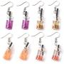 GUOXIAOMEI Hot Creative 4 pairs Unique Bubble Tea Drop Earrings for Women Personality Milk Tea Drink Earring Funny Party Jewelry Girl Gift