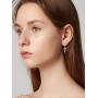 Gold Huggie Hoop Earrings for Women, Hypoallergenic S925 Sterling Silver Post 14K Gold Plated Bee Drop Spike Skull Dangle Small CZ Triangle Huggie Hoop Earrings Jewelry Gifts for Women