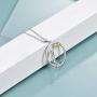 MONGAS Cat Necklaces 925 Sterling Silver Cat Jewelry Gift for Woman