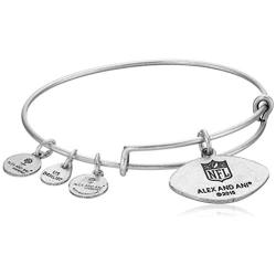 Alex and Ani Baltimore Ravens Football Expandable Bangle Bracelet