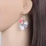 NEWEI Acrylic Floral Cute Rooster Chicken Earrings Dangle Drop Fashion Farm Animal Jewelry for Girls Women Ladies Gift