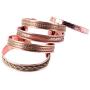 Crocon Exclusive Tibetan Copper Adjustable Magnetic Bangle Bracelets | Indian pattern | Spiritual | Meditation | Gorgeous Collection | Ideal Gift | Yoga Jewelry | Unisex