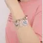 M MOOHAM Initial Charm Bracelet Elephant Llama Pineapple Horse Gifts for Women Girls, Engraved Quote Charm Bracelet Jewelry Gifts