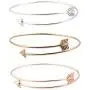 Skinny Bow and Arrow Bangle Adjustable Cuff Bracelet Skinny Bow and Arrow Bangle Adjustable Cuff Bracelet