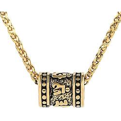 HZMAN Tibetan Zen Buddhist Meditation Yoga Bohemian Stainless Steel Jewelry Pendant Necklace