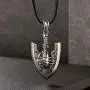 Funfeel JoJo Stand Arrow Requiem Arrow Pendant Necklace (Requiem Arrow Stainless Steel)