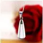Jude Jewelers Stainless Steel Cone Shaped Perfum Ash Memorial Cremation Keepsake Holder Pendant Necklace Jude Jewelers Stainless Steel Cone Shaped Perfum Ash Memorial Cremation Keepsake Holder Pendant Necklace