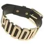 Coolcoco Adjustable Fashion High Neck Black Belt Letter Gold Puddin Choker Necklace Collar for Women Girls Adult Kids Prime (About 1.2 Inch Width) Coolcoco Adjustable Fashion High Neck Black Belt Letter Gold Puddin Choker Necklace Collar for Women Girls Adult Kids Prime (About 1.2 Inch Width)