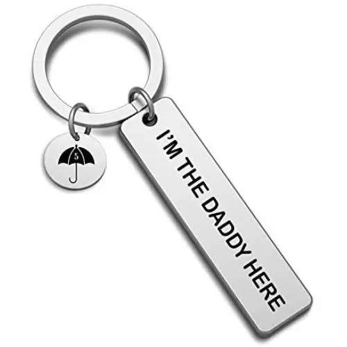 G-Ahora The Number Five Umbrella Academy Inspired Keychian Im The Daddy Here Umbrella Academy Fans Gifts(Daddy Here KR) G-Ahora The Number Five Umbrella Academy Inspired Keychian Im The Daddy Here Umbrella Academy Fans Gifts(Daddy Here KR)