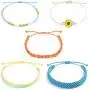 Braided Sunflower Boho String Woven Strand Bracelets Set for Women Teen Girls Adjustable Wrap Rope Charm Wave Jewelry Friendship Waterproof Gift Sunflower 5 Pcs Braided Sunflower Boho String Woven Strand Bracelets Set for Women Teen Girls Adjustable Wrap Rope Charm Wave Jewelry Friendship Waterproof Gift Sunflower 5 Pcs