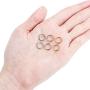 GAGABODY 20G 18G 16G 6 Pcs a Set Septum Jewelry Conch Piercing Jewelry 316L Surgical Steel Nose Hoop Lip Septum Rings Nose Piercing Helix Cartilage Earrings 3 Color Mix