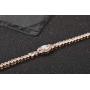 SWEETV Cubic Zirconia Teardrop Tennis Bracelets for Wedding Bridal Jewelry, Crystal Rhinestone Bracelets for Brides, Bridesmaid, Women
