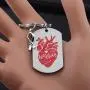 MAOFAED Heart Warrior Gift Heart Disease Gift CHD Awareness Gift Recovery Gift Encouragement Gift Heart Defect Awareness Gift