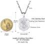 PROSTEEL Saint Michael The Archangel Necklace Pendant & Chain Catholic Religious Jewelry