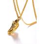 U7 Sport Shoe Necklace Stainless Steel Personalised Runnig Shoe Pendant, Gift for Runner