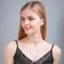 nichowy 2PCS 18K Chain Gold Plated Link Choker Necklace for Women Men Jewelry White/Gold Set nichowy 2PCS 18K Chain Gold Plated Link Choker Necklace for Women Men Jewelry White/Gold Set