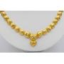 Heart 22k 23k 24k Thai Baht Yellow Gold GP Gold Plated Necklace Choker Pendant Jewelry Women