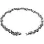 Paz Creations 925 Sterling Silver Gemstone and Rose Tennis Bracelet Paz Creations 925 Sterling Silver Gemstone and Rose Tennis Bracelet