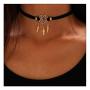 Simsly Punk Choker Necklace Black Dreamcatcher Necklaces Chain Jewelry for women and Girls