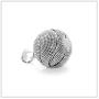 Mgutillart Punk Rock Titanium Steel Basketball Pendant Necklace