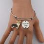 BAUNA Corgi Dog Gift I Love My Corgi Bracelet Gifts for Dog Lover Corgi Mom Gift