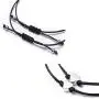 Friendship Bracelet Best Friend Bracelet for 2, Sunflower Pinky Promise Bracelets Adjustable for Couple Family Women Mens Teen Girls Friendship gifts 2PC