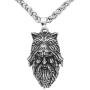 GuoShuang Nordic Viking Amulet Odin Amulet Stainless Steel Necklace with Valknut Rune Gift Bag