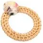 Bohemian Straw Rattan Woven Geometric Statement Earrings - Ethnic Acetate Hoops, Teardrop Dangles Natural Raffia Fan Tassel