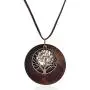 SIVITE Vintage Bronze Tree of Life with Wood Pendant Necklace Long Leather Chain Wooden Necklace for Women Girls SIVITE Vintage Bronze Tree of Life with Wood Pendant Necklace Long Leather Chain Wooden Necklace for Women Girls