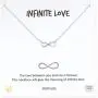 MUSTHAVE Infinite Love 18K Gold Plated Necklace with Message Card, Yellow and White Color, Anchor Chain, Best Gift Necklace, Size 16 inch + 2 inch Extender, Infinite Love Pendant, Gift Card MUSTHAVE Infinite Love 18K Gold Plated Necklace with Message Card, Yellow and White Color, Anchor Chain, Best Gift Necklace, Size 16 inch + 2 inch Extender, Infinite Love Pendant, Gift Card