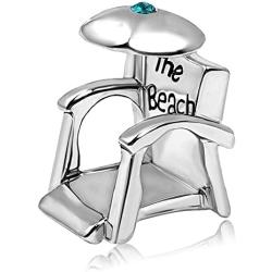 JMQJewelry Holiday Beach Birthday Birthstone Jan-Dec Chair Charms for Bracelets Women Jewelry