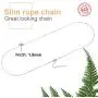 ChainsPro Women 1.2mm Slim Snake Chain, Replacement Necklace, 18-30“ Length, 18K Gold/Rose Gold Plated (Send Gift Box) ChainsPro Women 1.2mm Slim Snake Chain, Replacement Necklace, 18-30“ Length, 18K Gold/Rose Gold Plated (Send Gift Box)