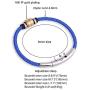 Nautical Braided Rope Bracelet for Men Women, Inspirational Cuff Wristband Bracelets, Sailing Rope Bracelet with Adjustable Clasp Inner Size 7.0-8.0 Inches