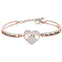 TIIMG LPN Gift Licensed Practical Nurse Gift Nursing Graduation Gift LPN Nurse Graduate Gift She Believed She Could So She Did Medical Graduation Gift