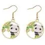 WSNANG Panda Earrings Panda Bear Eating Bamboo Leaf Dangle Earrings for Women Girls Panda Lover Gift WSNANG Panda Earrings Panda Bear Eating Bamboo Leaf Dangle Earrings for Women Girls Panda Lover Gift