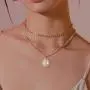 HAIAISO Layered Gold Pendant Choker Necklace - 14K Gold Plated Multilayer Coin Medallion Snake Chain Adjustable Dainty Necklace Set for Women Jewelry Gifts HAIAISO Layered Gold Pendant Choker Necklace - 14K Gold Plated Multilayer Coin Medallion Snake Chain Adjustable Dainty Necklace Set for Women Jewelry Gifts