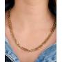 Womens Chain Necklace, Mens Gold Chain Necklace | Barzel 18K Gold Plated Flat Mariner / Marina 3MM, 3.5MM, 4.5MM, 5MM, 6MM, 8MM Chain Necklace